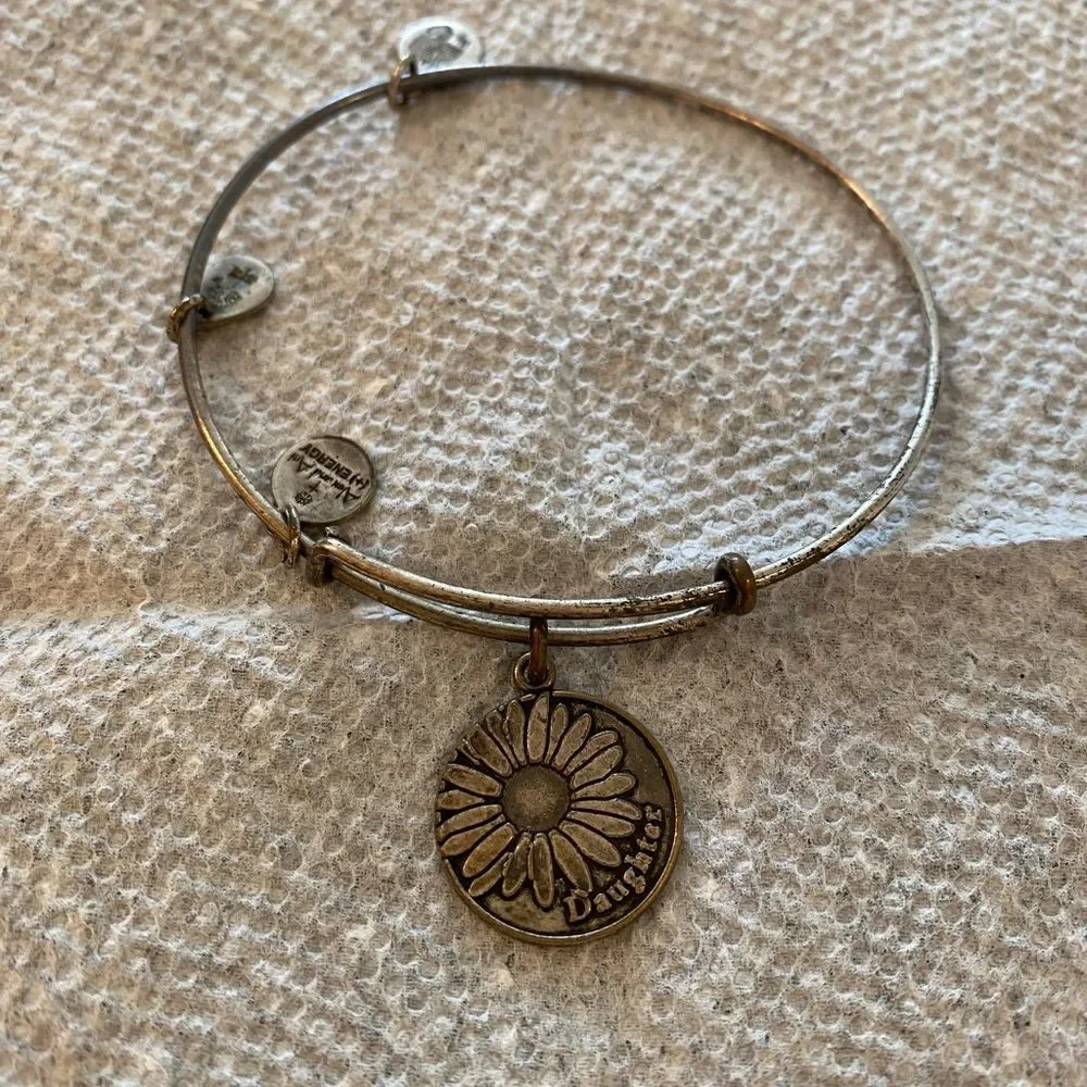 Silver Alex & Ani “Daughter” Bracelet